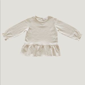 Jamie Kay Slub Cotton Bailey Top - Cloud